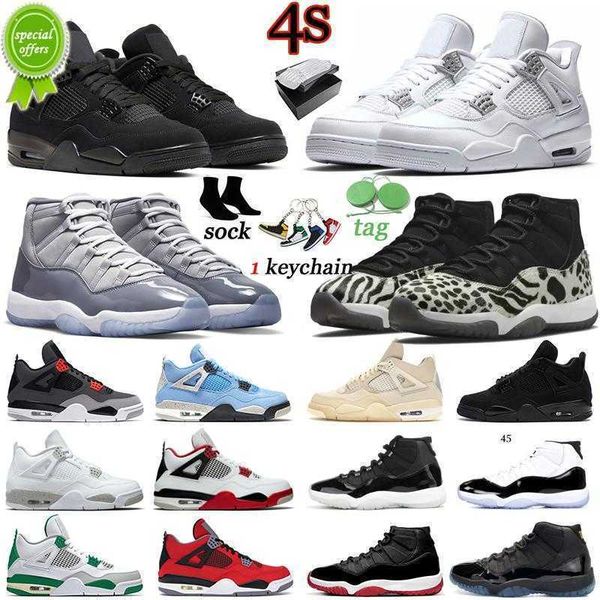 

basketball shoes mens sneakers womens trainers with box red thunder 4s bred university blue cool grey black cat sports