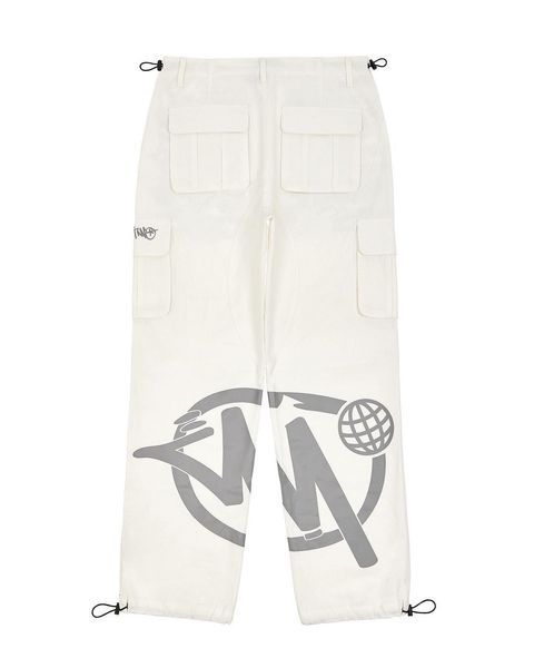 

womens pants capris y2k vintage cargo baggy women fashion streetwear pockets wide leg high waist straight trousers overalls 221129, Black;white
