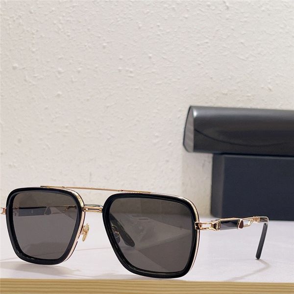 

man fashion design sunglasses hany exquisite k gold square frame generous and popular style outdoor uv400 protection eyewear, White;black