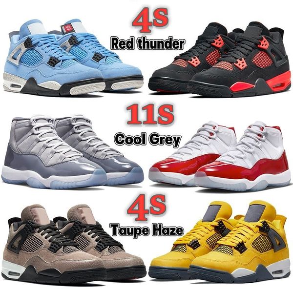 

boots jumpman 4 4s basketball shoes red thunder university blue taupe haze 11 11s midnight navy velvet cool grey cherry black cat
