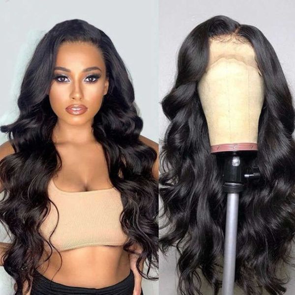 

headwear accessories wholale body wave raw brazilian virgin natural frontal hd lace front wig human hair pre plucked