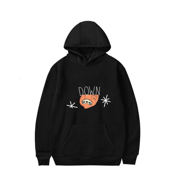

men's tracksuits lianshuo spring autumn pullover women's hooded sweater casual printing loose sweater longsleeved sports vector tr, Gray