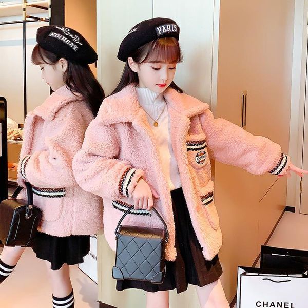 

coat beautiful girl spring jacket long toddler child warm coat baby outwear teenage clothes 414 y beige pink 221128, Blue;gray