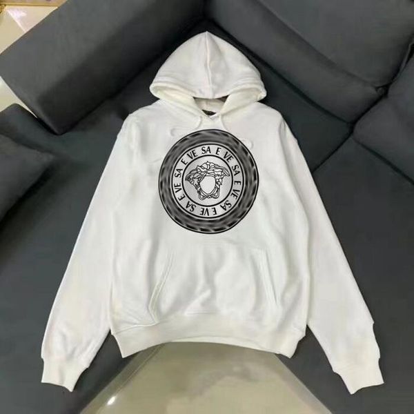 

men's hoodies sweatshirts autumn winter round collar tide long sleeve medusa snake goddess print head lovers m//xl/2xl/3xl/4xl, Black