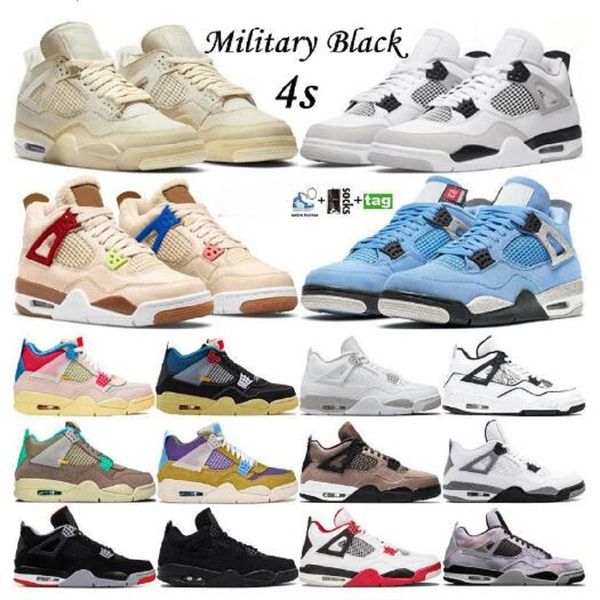 

2023 jumpman 4 military black mens basketball shoes og 4s sail oreo shimmer university blue midnight navy zen master men sports women sneake