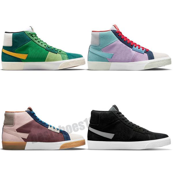 

fashion women mens running shoes blazer mid 77 vintage black white off beige lx lucky charms pendants zoms premium sb mosaic pack