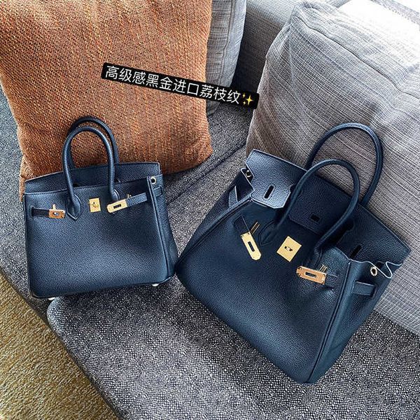 

designer bags hem handbags women cluth fashion 2022 lychee pattern leather women's layer cow one shoulder portable togo pu luxury 1b7x