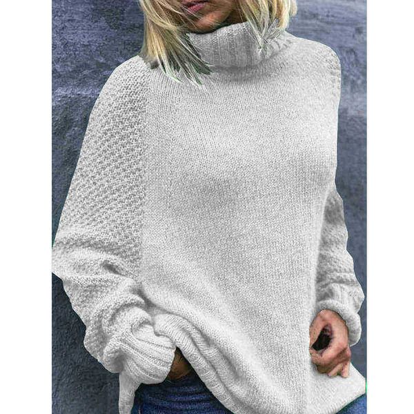 

women's sweaters winter women knitted turtleneck autumn casual soft high collar jumper fashion loose solid long sleeves women clothing, White;black