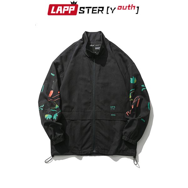 

mens jackets lappsteryouth men solid harajuku streetwear hoodies turtleneck designer japanese sweatshirts male korean y2k 221129, Black;brown