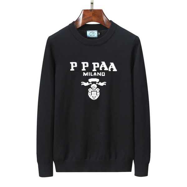 

men's pullover warm sweater men and women's monogrammed hoodie casual monogrammed embroidered long sleeve streetwear fashion sweat, White;black