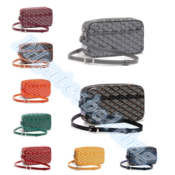 

fashion genuine leather camera bag totes shoulder bags luxurys designers men woman fashion cross body hangbag sling strap cards coins purse