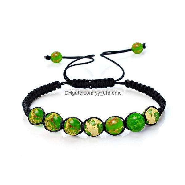 

charm bracelets gem stone weaving bracelets tigers eye bangles fashion charm jewelry yoga energy bracelet 8mm beaded drop deli dhyhh, Golden;silver