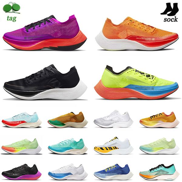 

outdoor marathon sports zooms vaporfly next% running shoes designer zomx og glacier blue aurora green siren red volt hyper violet men women