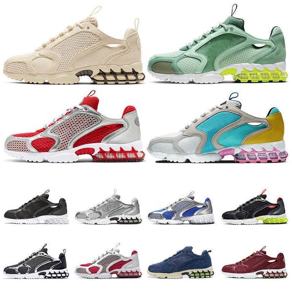 

fashion men sneakers spiridon caged 2 mens shoes pistachio metallic silver pure platinum university blue lemon venom women sports trainers, Black