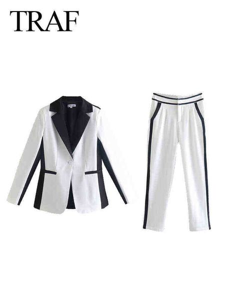 

suit wesay jesi women suit loose single button solid color blazer loose casual, White;black