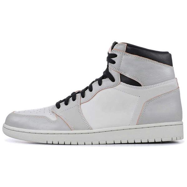 

basketball shoes men sneakers orange university blue digital pink high dark mocha twist jumpman 1 1s barely, Black