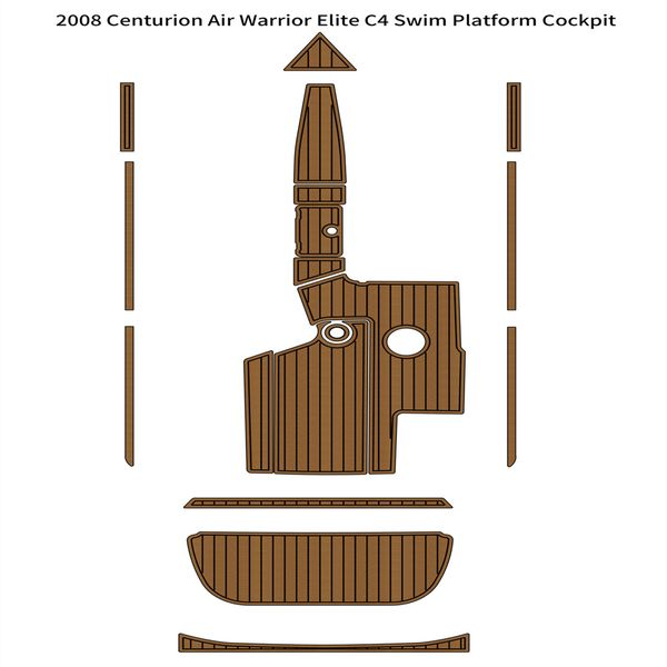 

2008 centurion air warrior elite c4 swim platform cockpit boat eva floor pad mat