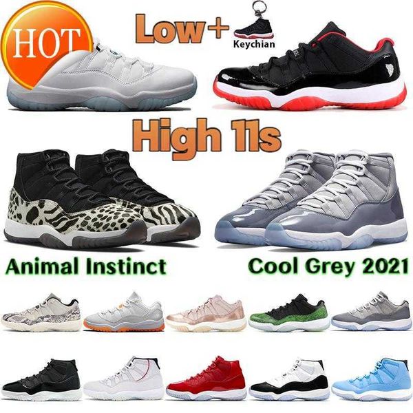 

basketball shoes 11s sneakers fashion cool grey animal instinct concord bred jubilee low legend blue citrus classic 2022 men, Black