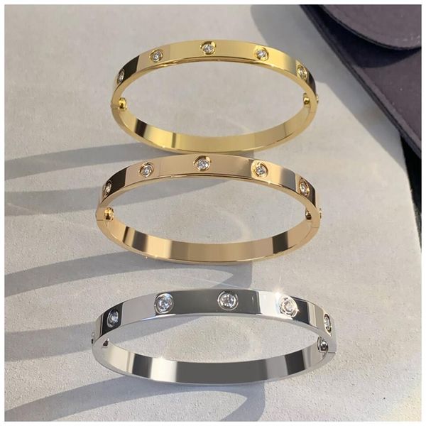 

love bracelets carti bracelet screw bangle cute couple braclets armband mama gold bangles design for ladies gold braclet men pulsera braccia, Black