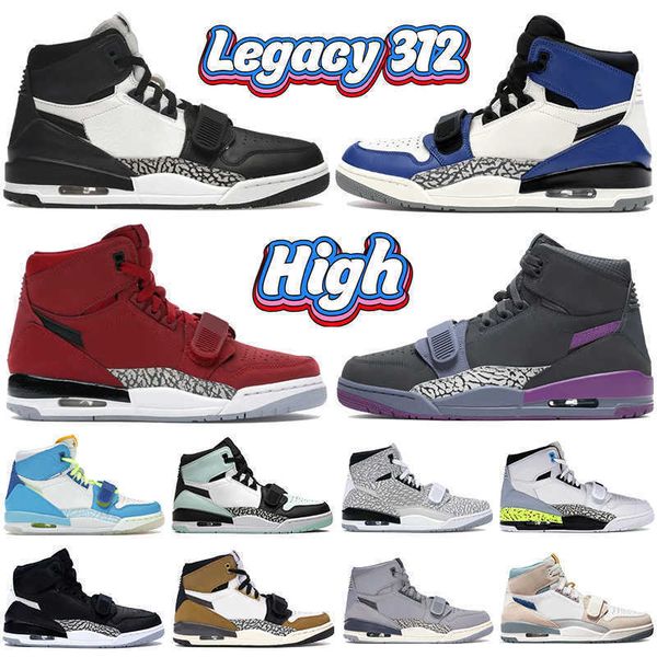 

2022 legacy 312 high basketball shoes men black white storm blue wolf dark grey purple fly flip toro midnight navy cny igloo quality