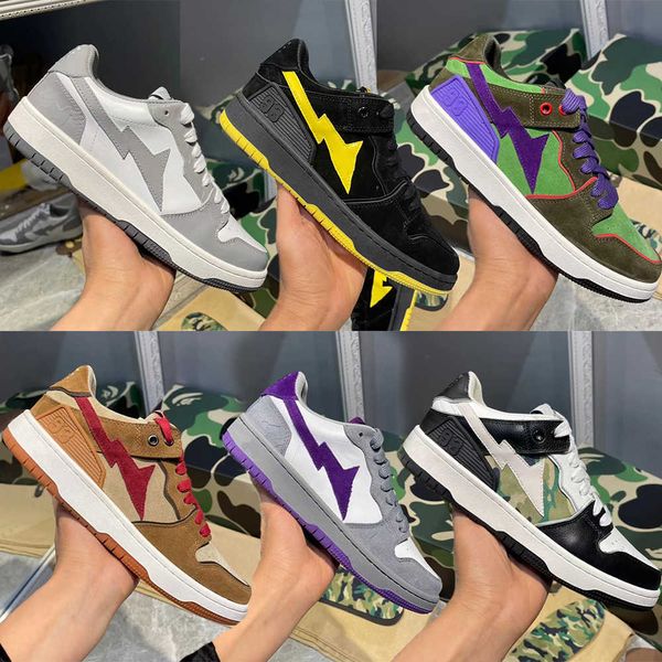 

women casual shoes men monkey camouflage luxurys designer platform star sk8 sta ladies womens mens sneaker sneakers stars ape bapestas