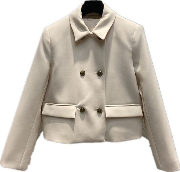 

year new classic temperament slim cut double breasted lapel coat, Black;brown