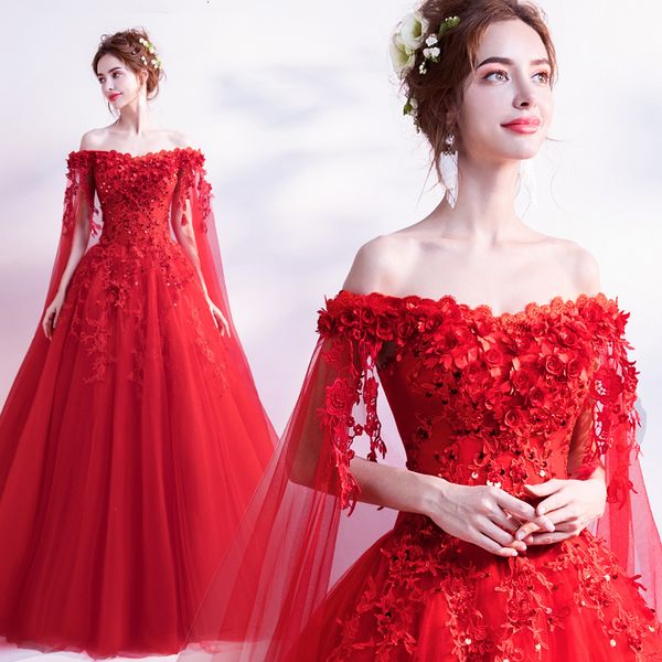 

party dresses long wrap red off shoulder lady girl women prom dress party evening performance 221128, White;black