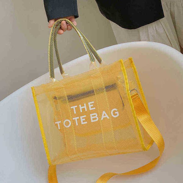 

marc tote bag evening designer bags the tote bag female trend pvc women s beach letter high capacity handbag 220617