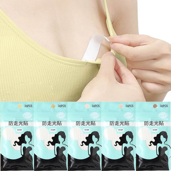 

breast pad summer double sided body tape self adhesive bra clothes dress shirt sticker clear lingerie anti naked invisible chest patch 22112