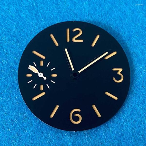 

watch repair kits 34 5mm 36mm dial hands green luminous accessories suitable for eta 6497 st3600 movement diy parts270z