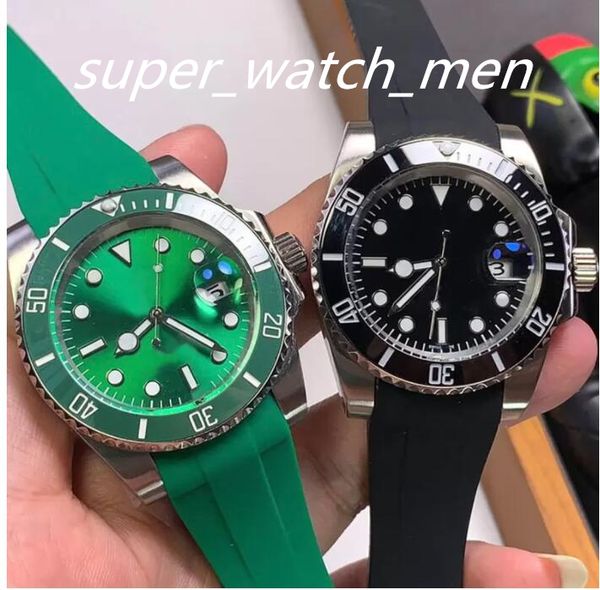 

luxury watch casual watches mens watchs automatic mechanical watches 40mm fashion business wristwatches rubber strap for men, Slivery;brown