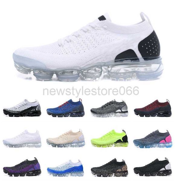 

vapores max fly 2.0 knit casual shoes classic mens women airs cushion triple black white sail oreo midnight purple chaussures sports