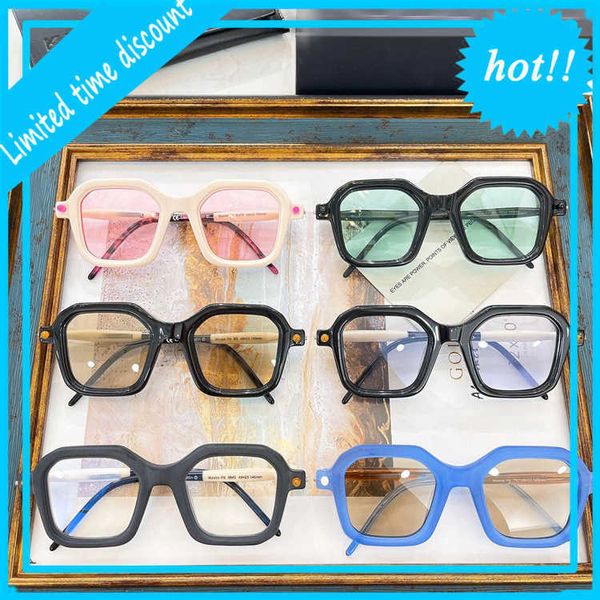 

luxury designer sunglasses ins net red same style sunglass female german fashion brand irregular plate male kuborau, White;black
