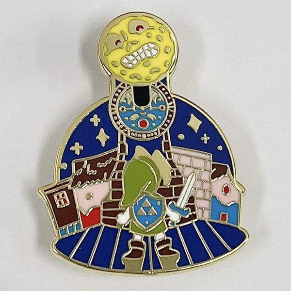 

zelda brooch game peripheral cartoon badge accessories pin, Blue