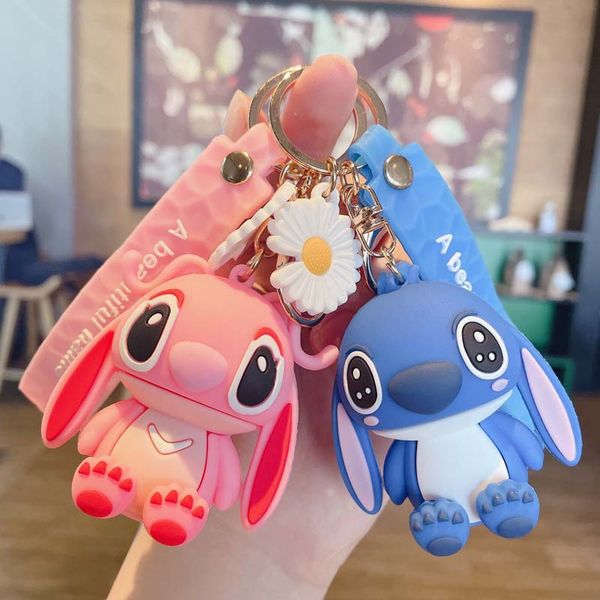 

cartoon pvc keychains anime straps charms doll key ring pendant car bags ornaments