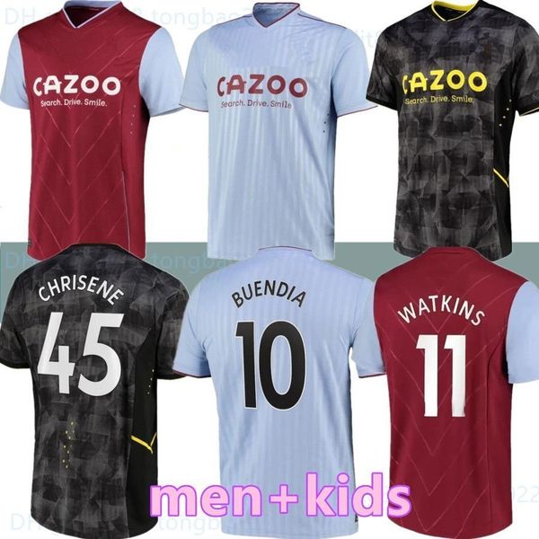 

22 23 aston soccer jerseys coutinho 2022 2023 villa kamara maillot diego carlos j. ramsey watkins ings buendia mcginn football shirt el ghaz, Black;yellow