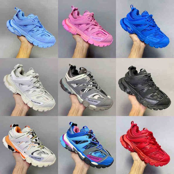 

designer shoes trendy balencigass roller skates paris dad track three generations ins trend 2022 net red thick soled retro elevated couple