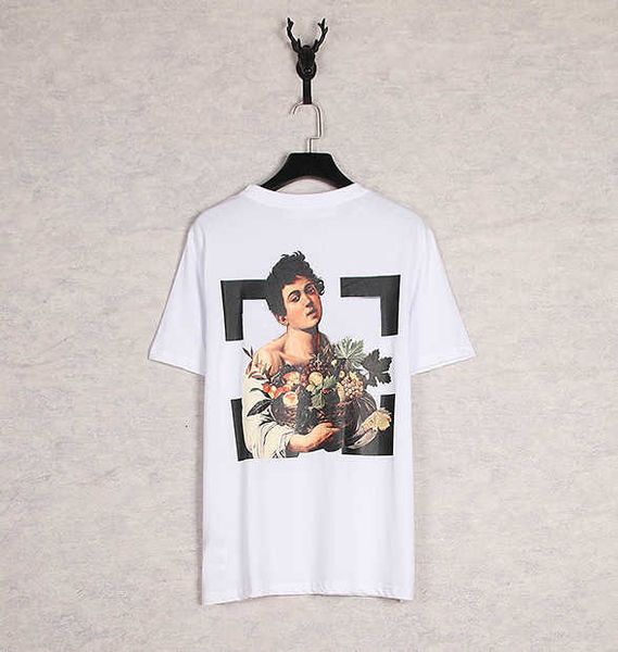 

off fashion cotton short sleeves t shirt mens tee flower man print t-shirt casual back printing, White;black