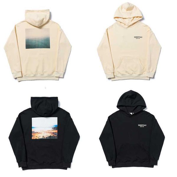 

hoodies sweatshirt suits fall/winter 2020 fog double line california beach ps hooded pullover high street men's and women's sweatw, Gray