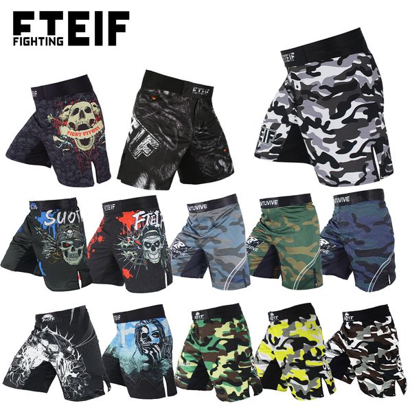 

boxing trunks fteif mma breathable fierce fighting camouflage boxing shorts tiger muay thai mma kickboxing sanda short muay thai 221130, Blue