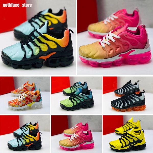 

tn designers kids shoes brand children casual sports trainers boys and girls sneakers children's running for gift size 24-35, Black