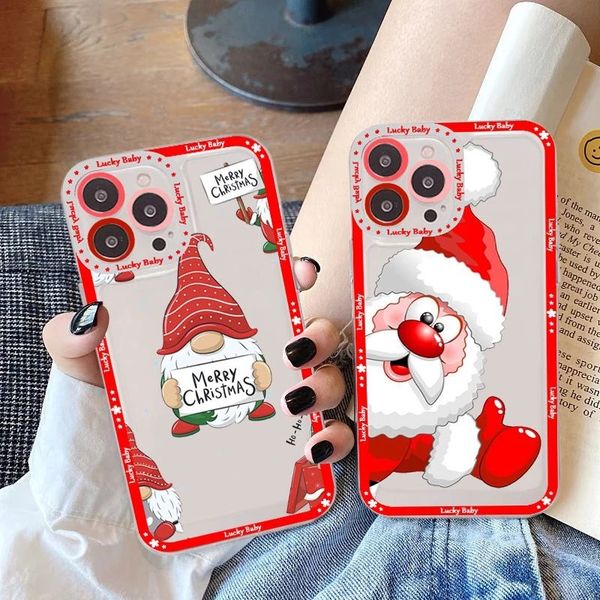 

new year cases gifts snow elk merry christmas phone case for iphone 11 12 13 mini pro max 14 case shell