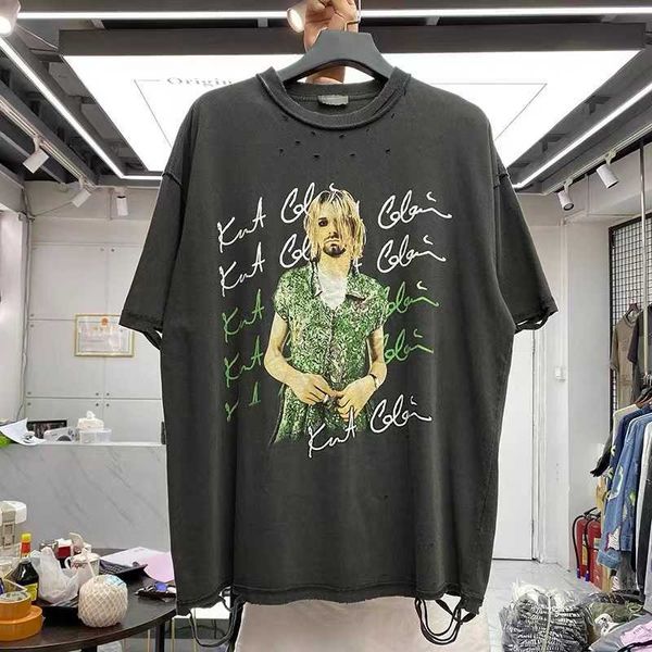 

men's t-shirts the print-destroying short-sleeved t-shirt guy t221130, White;black