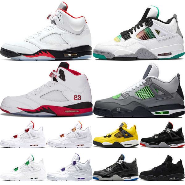 

boots new arrive men basketball shoes 5 5s 2020 fire red space jam 2019 bred orange metallic count purple neon rasta mens sport sneakers, Black