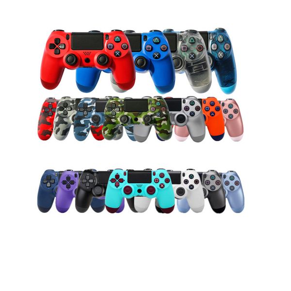 

game controllers joysticks accessories ps4 gaming six axis dual vibration new 5.1 blue tooth pro wireless gamepad