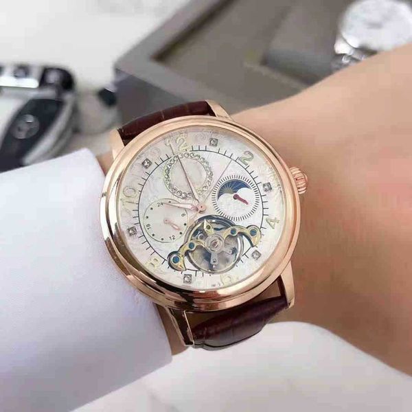 

2022 new fashion ladies watch waterproof drop resistant mechanical watch luxury sports calendar movement rubber strap, Slivery;golden