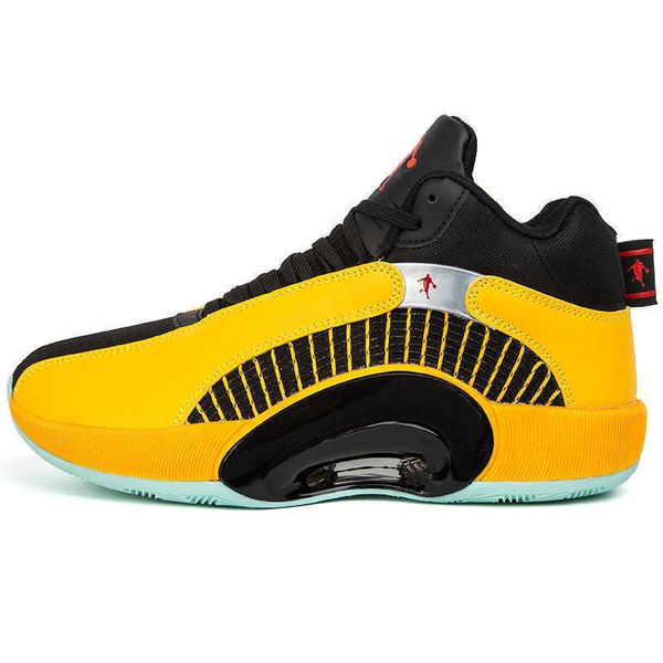 

basketball shoes for men lace-up high sneaker gentlemen retro breathing trend aj walking 39, Black