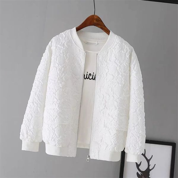

women s jackets solid color ladies short baseball korean spring casual white female cardigan zipper fashion 221130, Black;brown