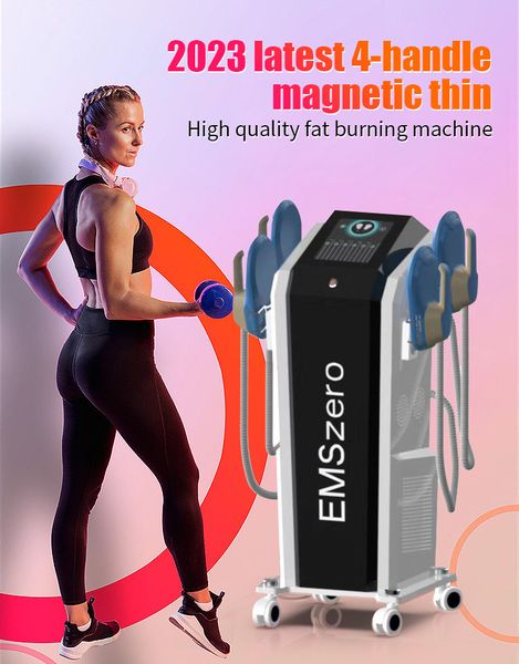 

14 tesla rf dls-emslim multi-handle multi-mode full body fat reduction and shaping curve efficient safe vertical classic design beauty instr