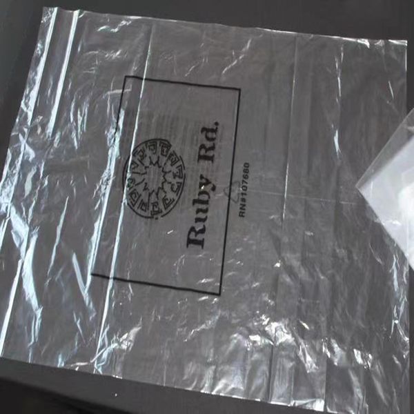 

plastic bag wholesale pe double-sided printing flat mouth hanging plastic bags plastics transparent general packaging small size storage